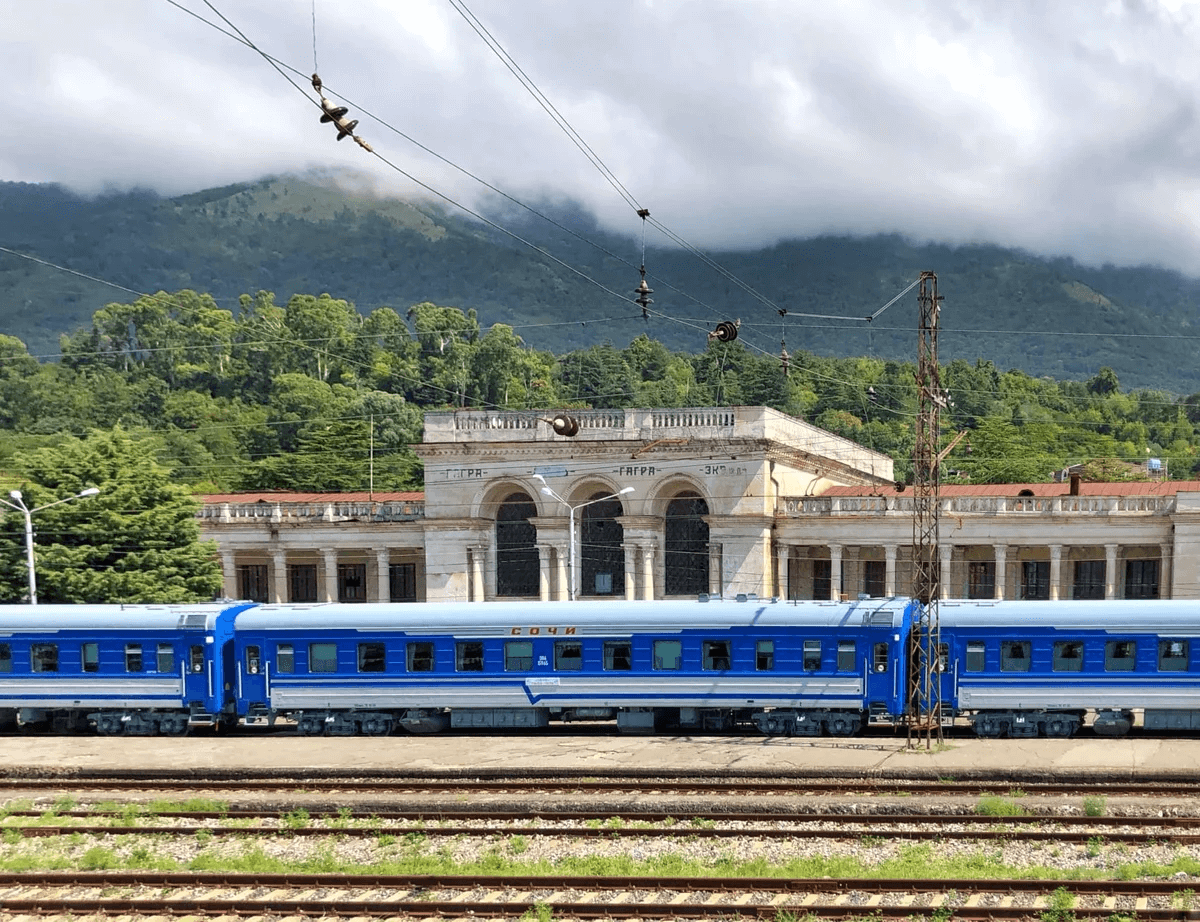 retro train Sochi