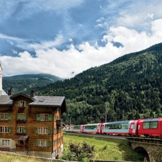 Железнодорожное приключение на Glacier Express.