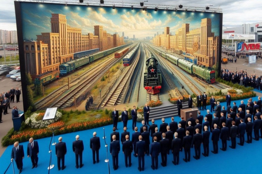 В регионе Нижний Новгород прошло открытие экспозиции, посвященной железнодорожному транспорту, под названием «Сталкинг. Воспоминания о месте».